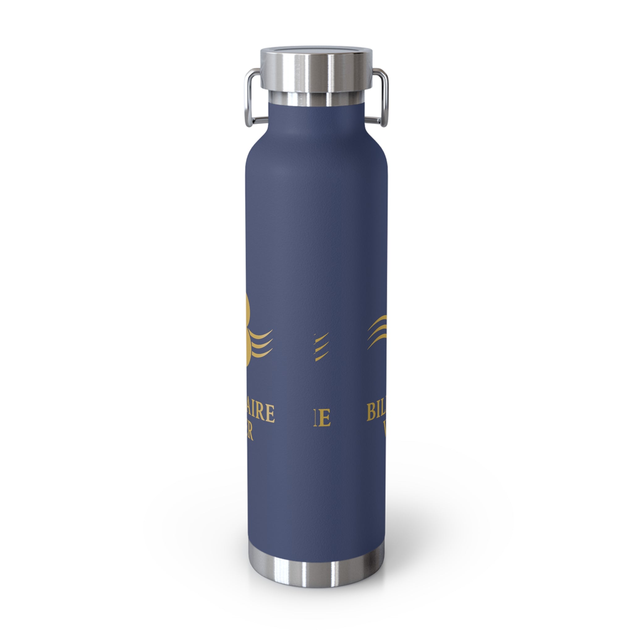 Billionaire Water Copper Vacuum Bottle 22oz – Insulated Red Stainless Water Bottle