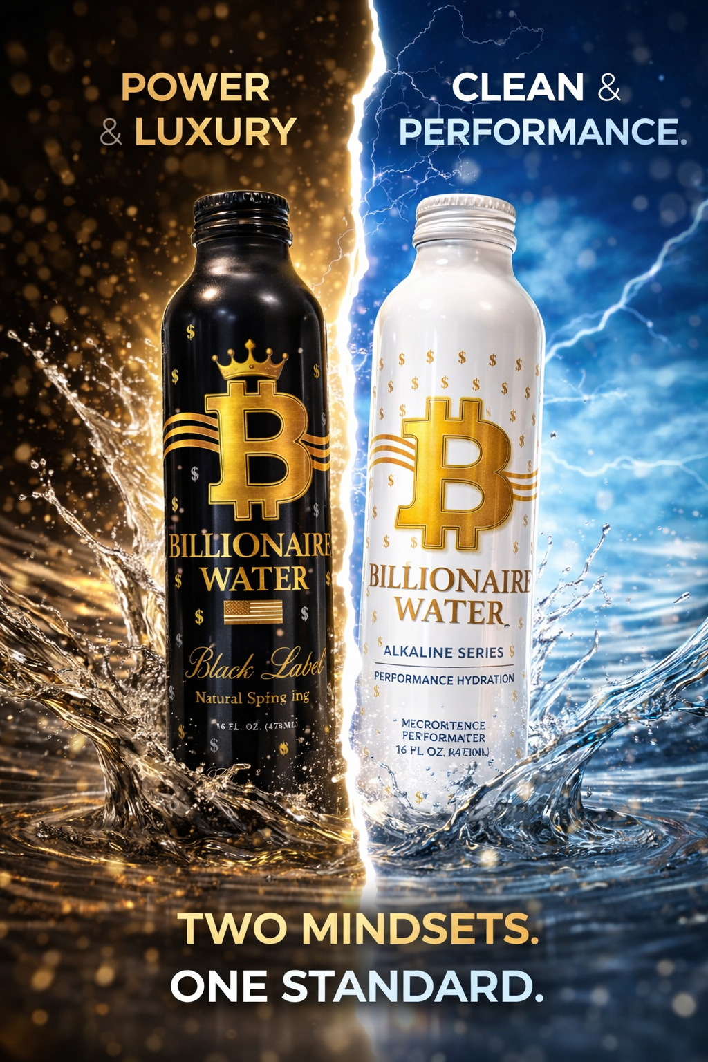 Billionaire Water BLACK LABEL - Spring Water