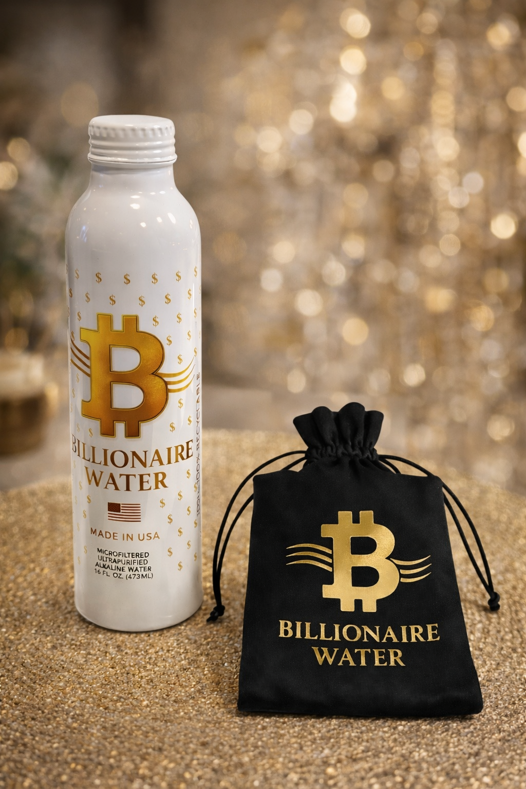 Billionaire Water w/Black Sleeve Limited