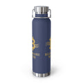 Billionaire Water Copper Vacuum Bottle 22oz – Insulated Red Stainless Water Bottle
