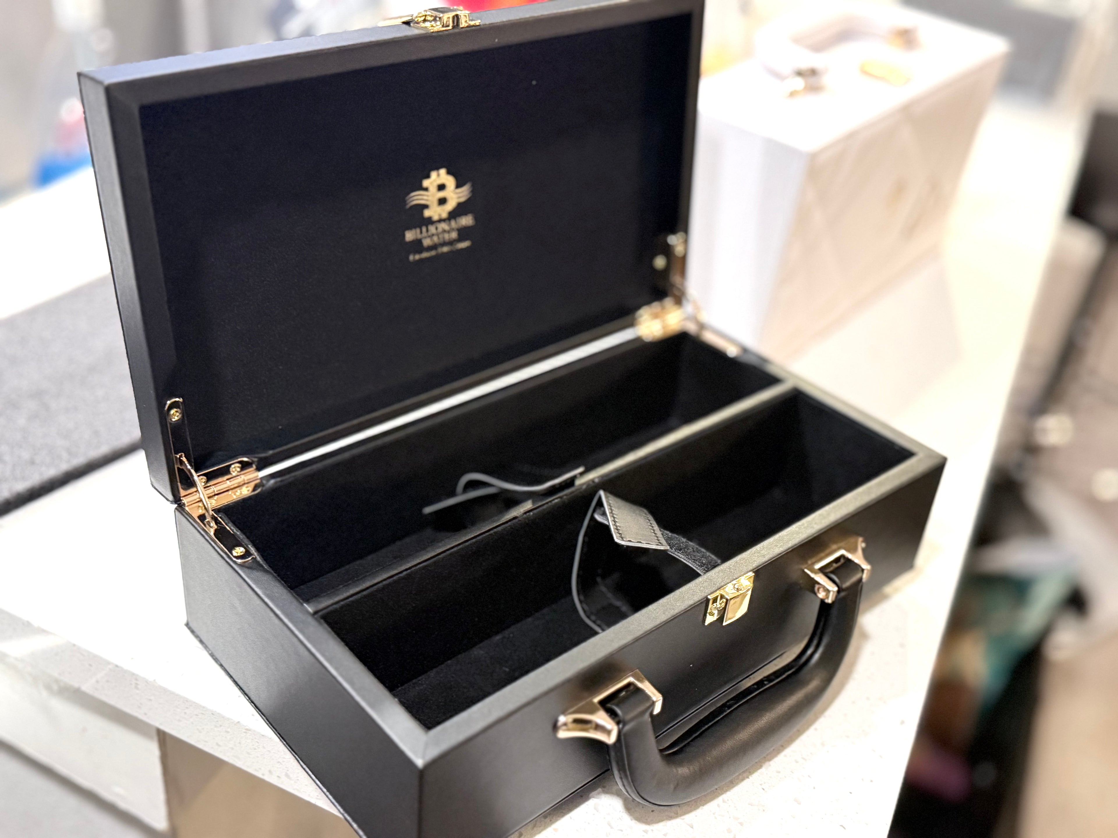 Billionaire Water Bowery Suitcase Black